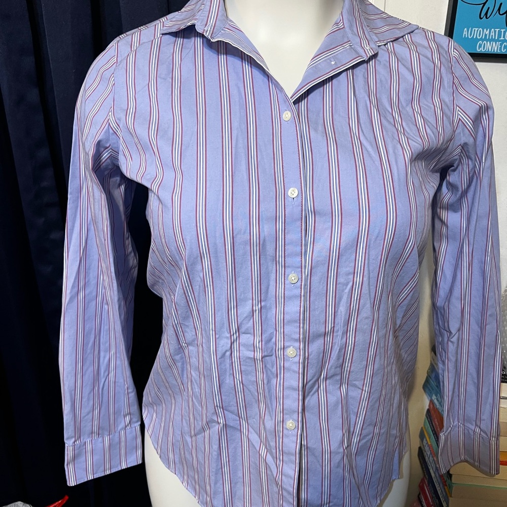 Chaps Striped Button-Up Shirt